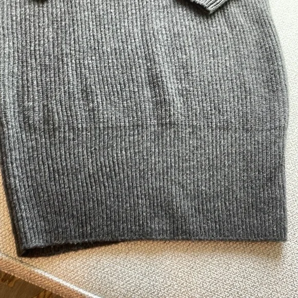 Theory Knit Sweater Dress, Dark Gray, Medium (204) - Picture 2 of 7